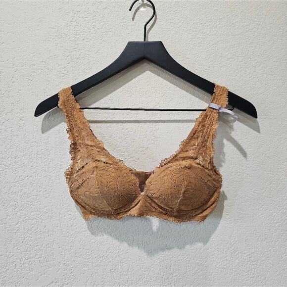 NWT Aerie Real Power Eyelet Lace Wireless Bra - Picture 1 of 10